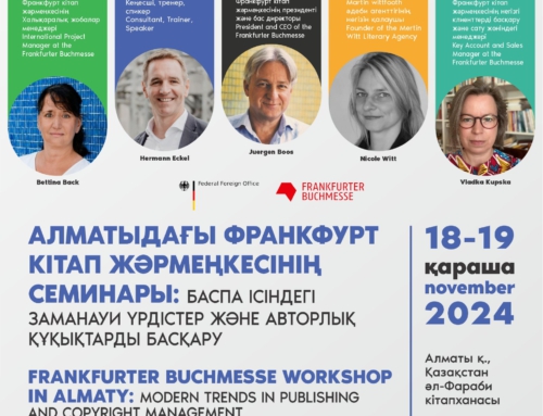 Workshop in Almaty and 12th Kazakhstan International Book Fair